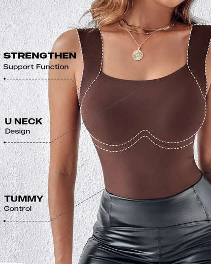 The U Neck Top (Built in Bra!)