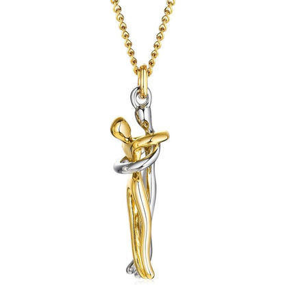 The (VIRAL) Couple Hug Necklace