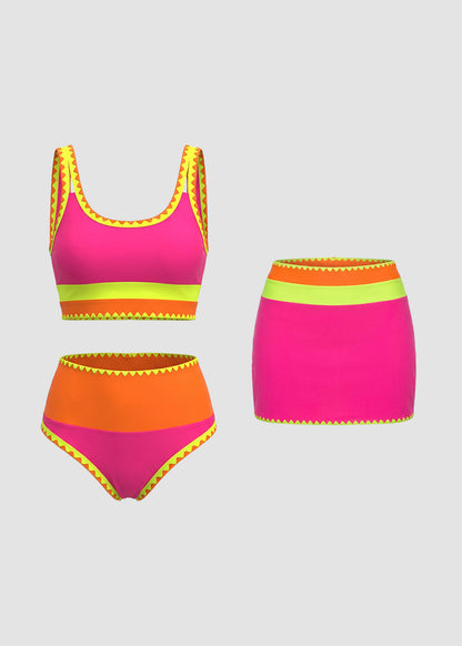 NeonVibe™ - 3PC Bikini Set