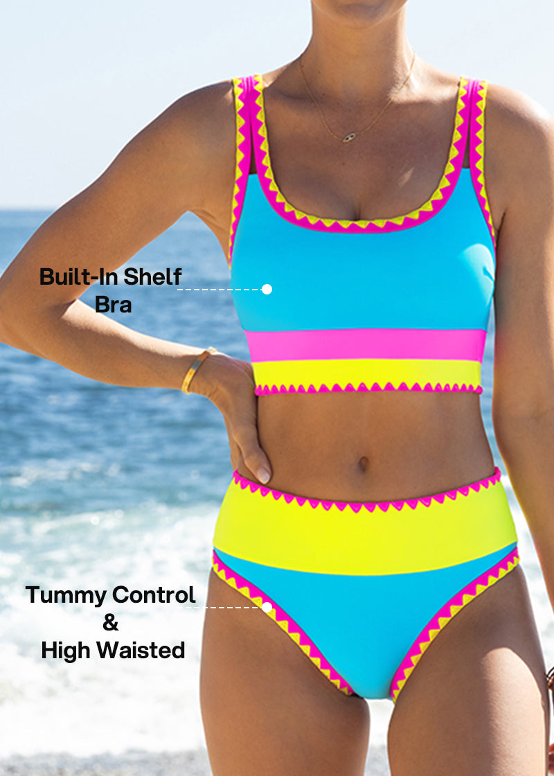 NeonVibe™ - 3PC Bikini Set