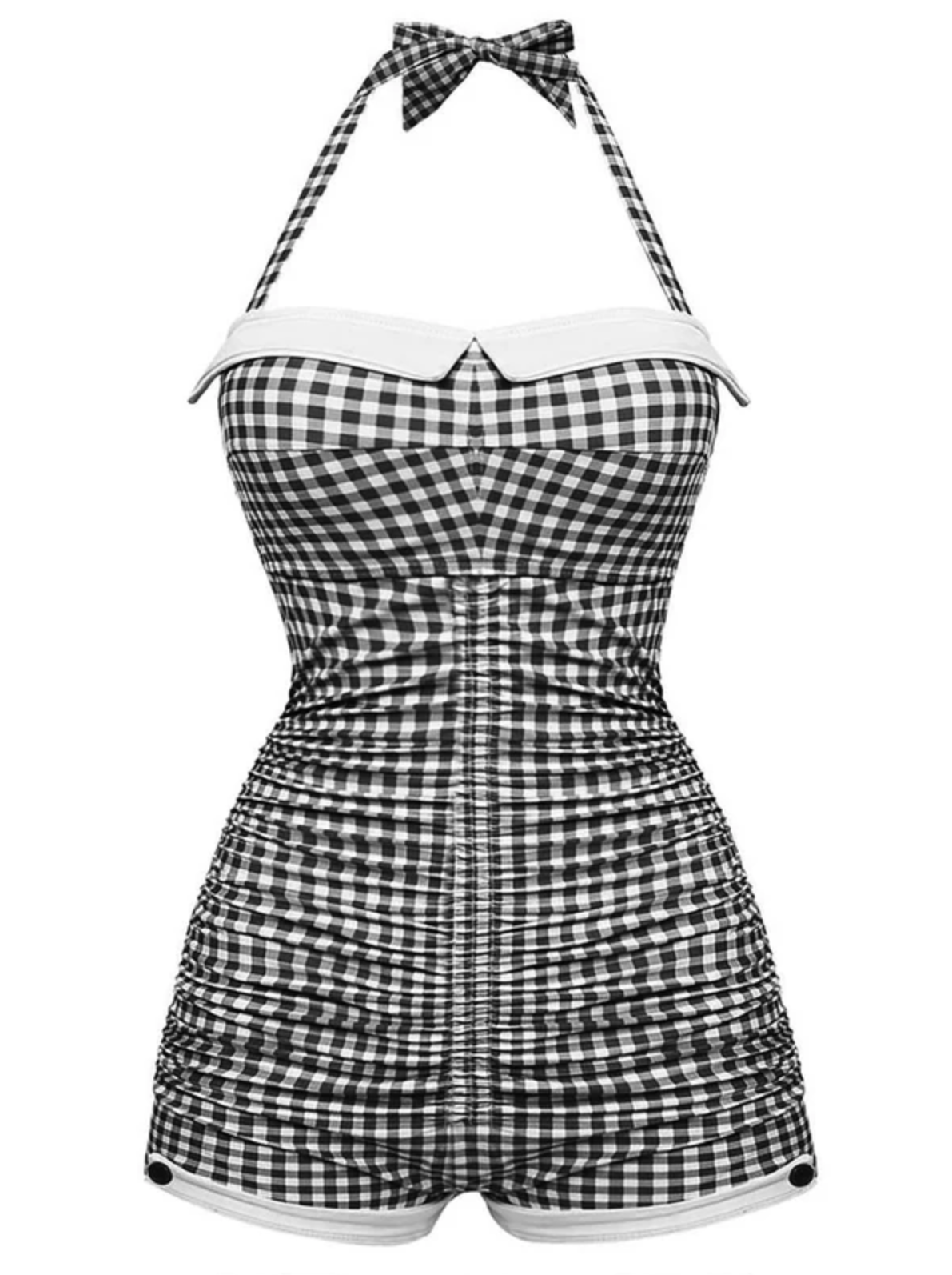 Mini Polka Dot Bow Swim Dress