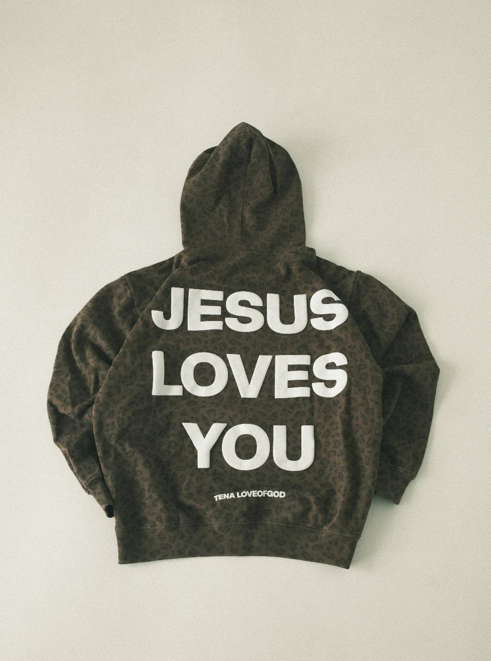 The Camo 'Jesus Loves You' Hoodie