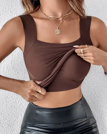 The U Neck Top (Built in Bra!)