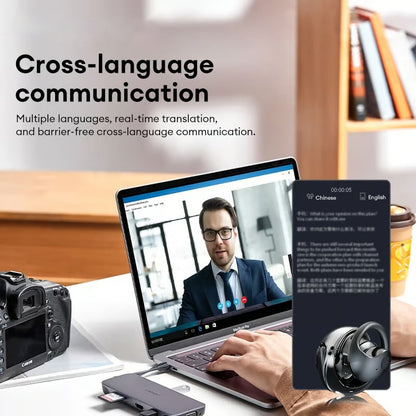 AI Translation T26 Pro MAX Wireless Bluetooth Translation Earbuds
