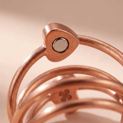 CopperBloom Wrap Ring Duo