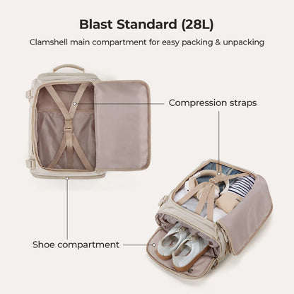 Blast Quick Access Carry On Travel Backpack