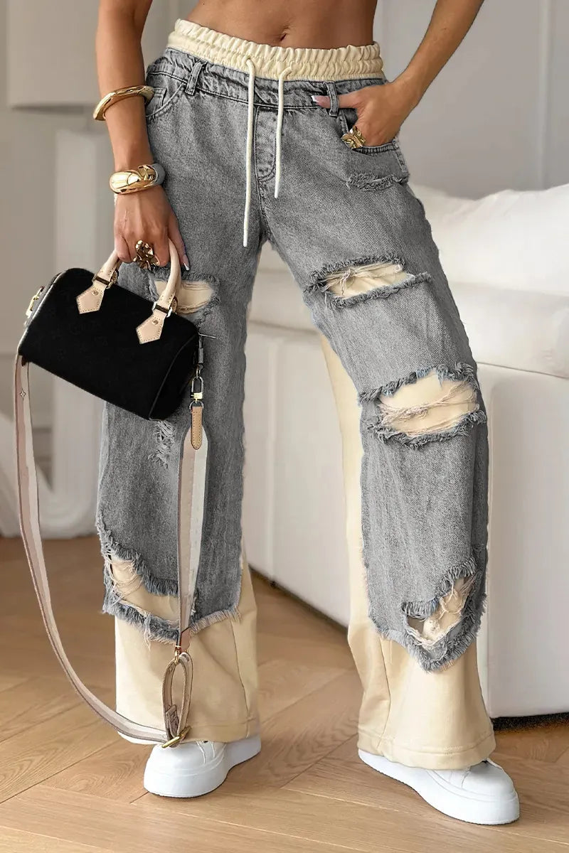 Trendy Torn Jeans