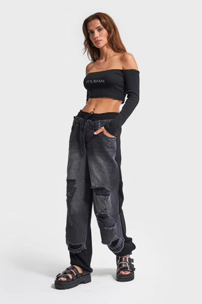 Trendy Torn Jeans
