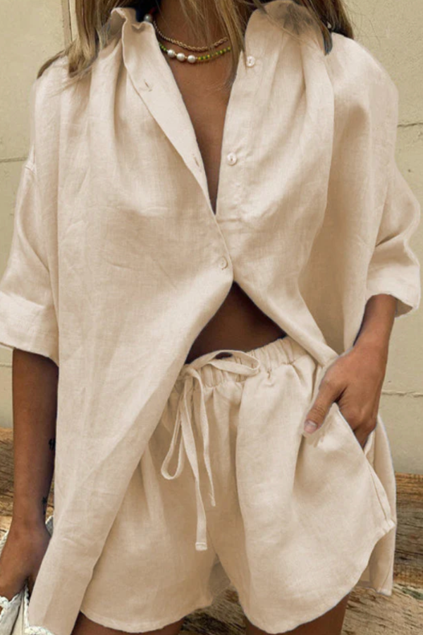 Beatrice EasyFit Shirt and Short Set