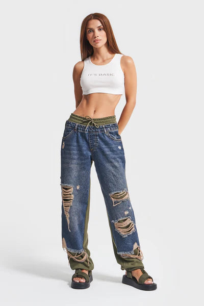 Trendy Torn Jeans