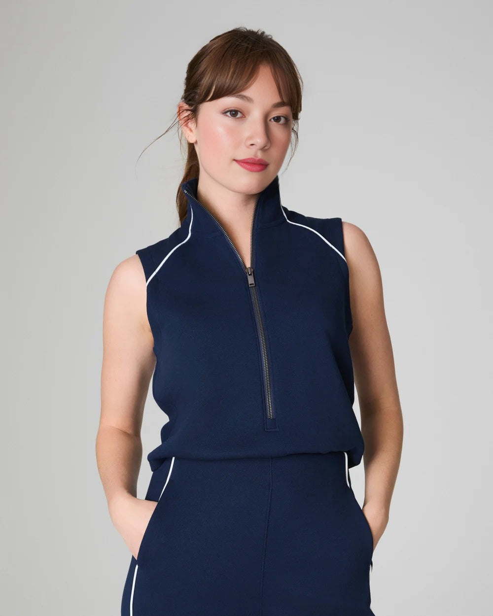 Airy Comfort Sleeveless Jumpsuit