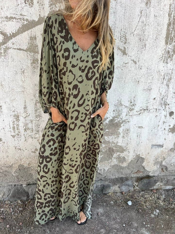 🌸Summer Specials🌸Women's Abstract Pattern Bohe Maxi Dress