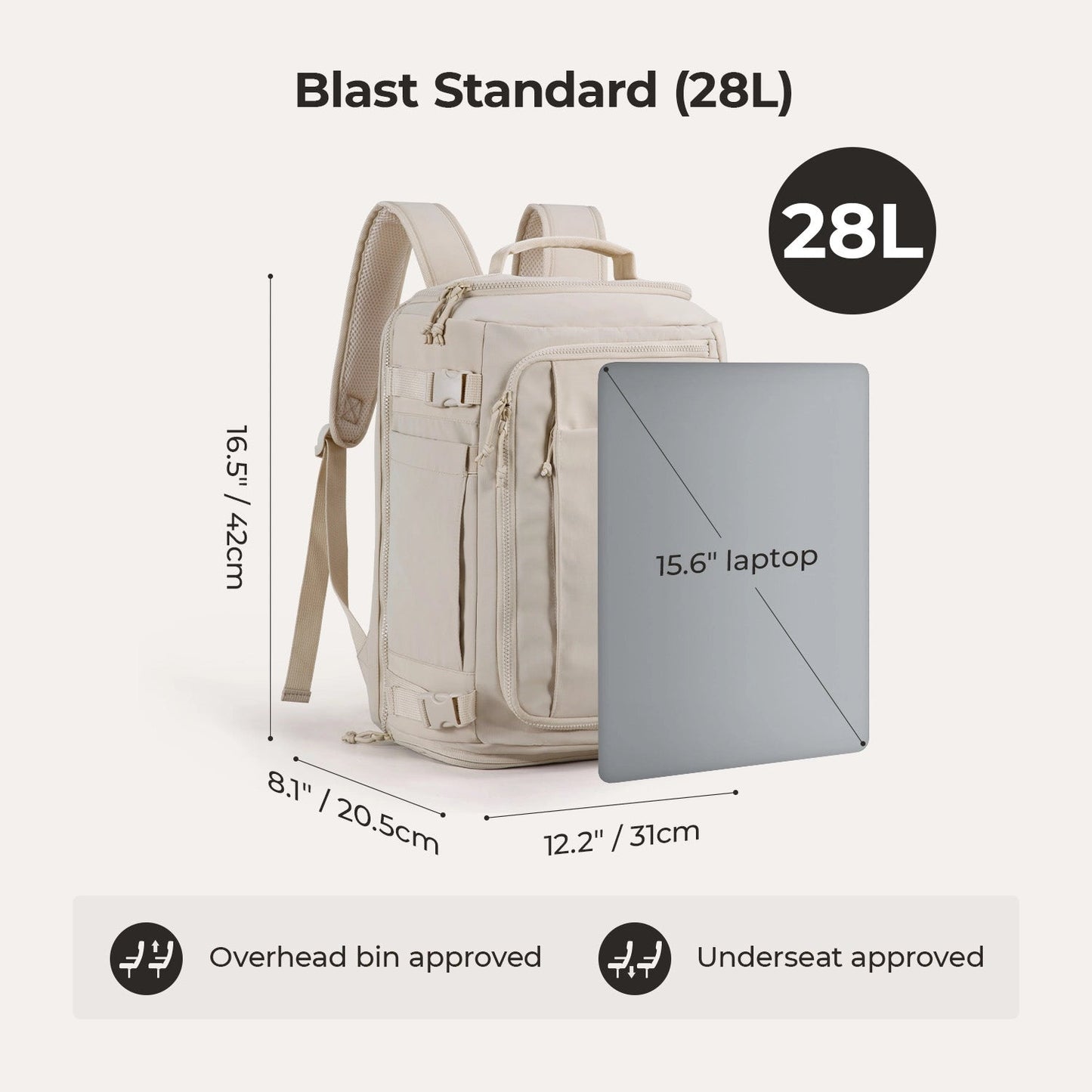 Blast Quick Access Carry On Travel Backpack