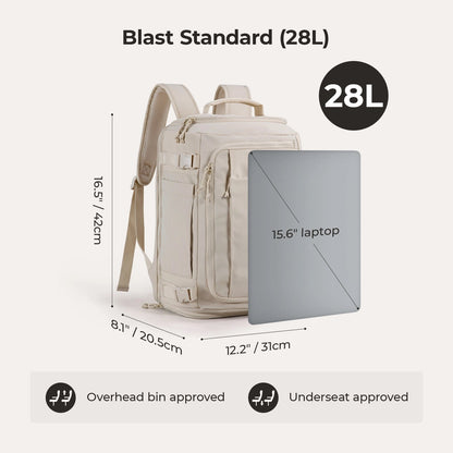 Blast Quick Access Carry On Travel Backpack