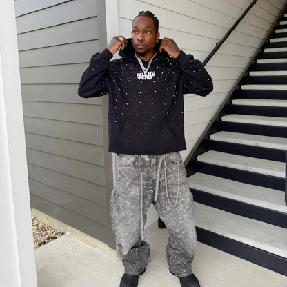Rhinestone Galaxy Hoodie